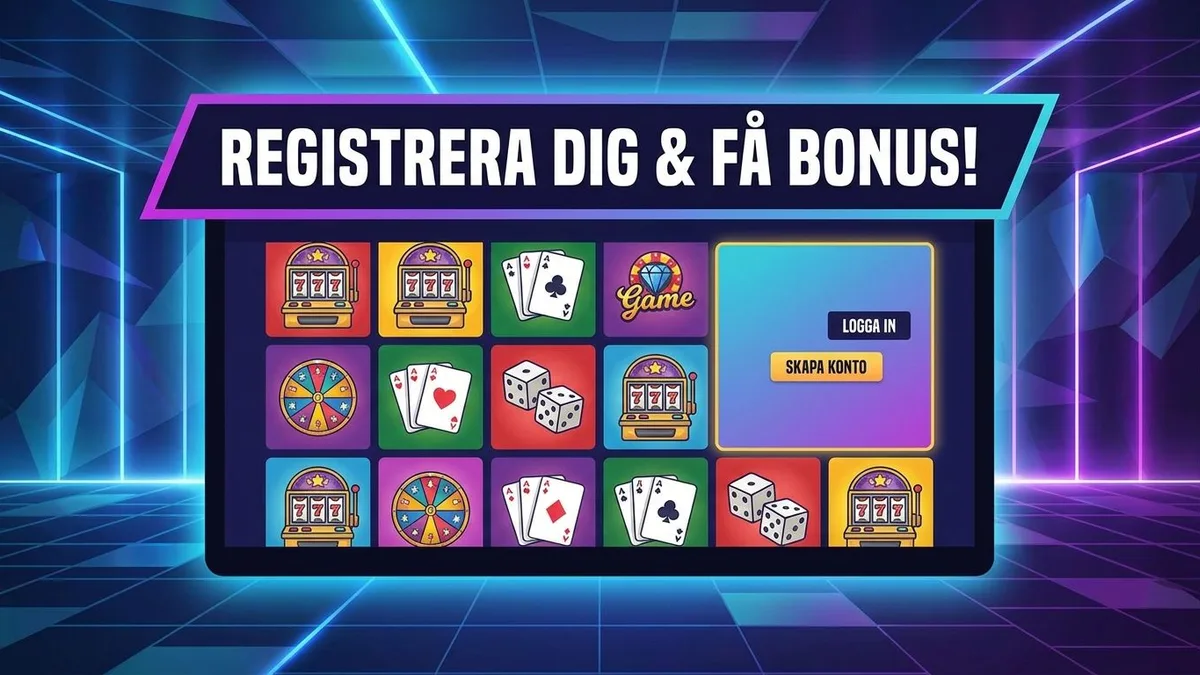 Registrera dig med bonus